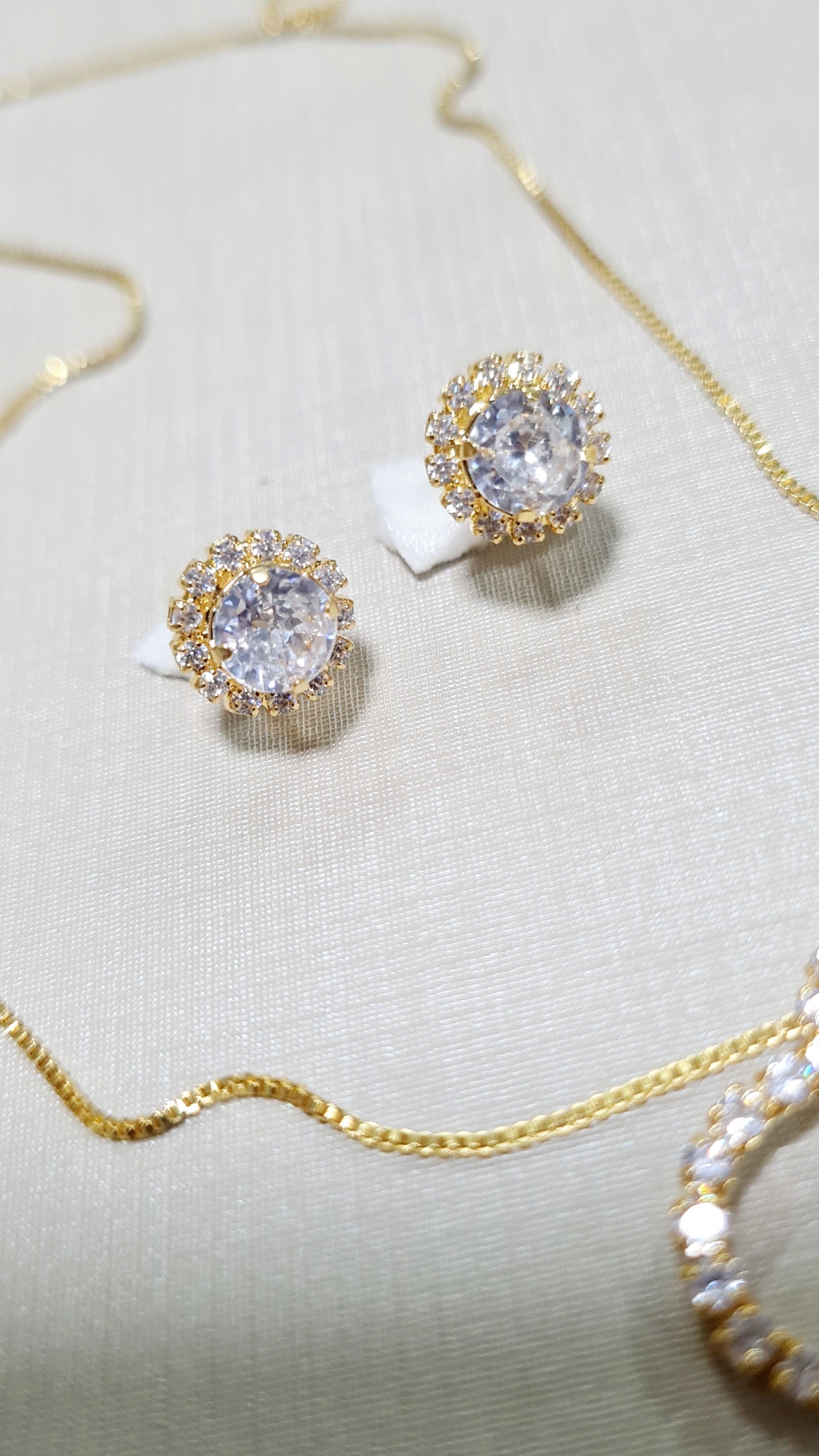 Conjunto Coração Cravejado