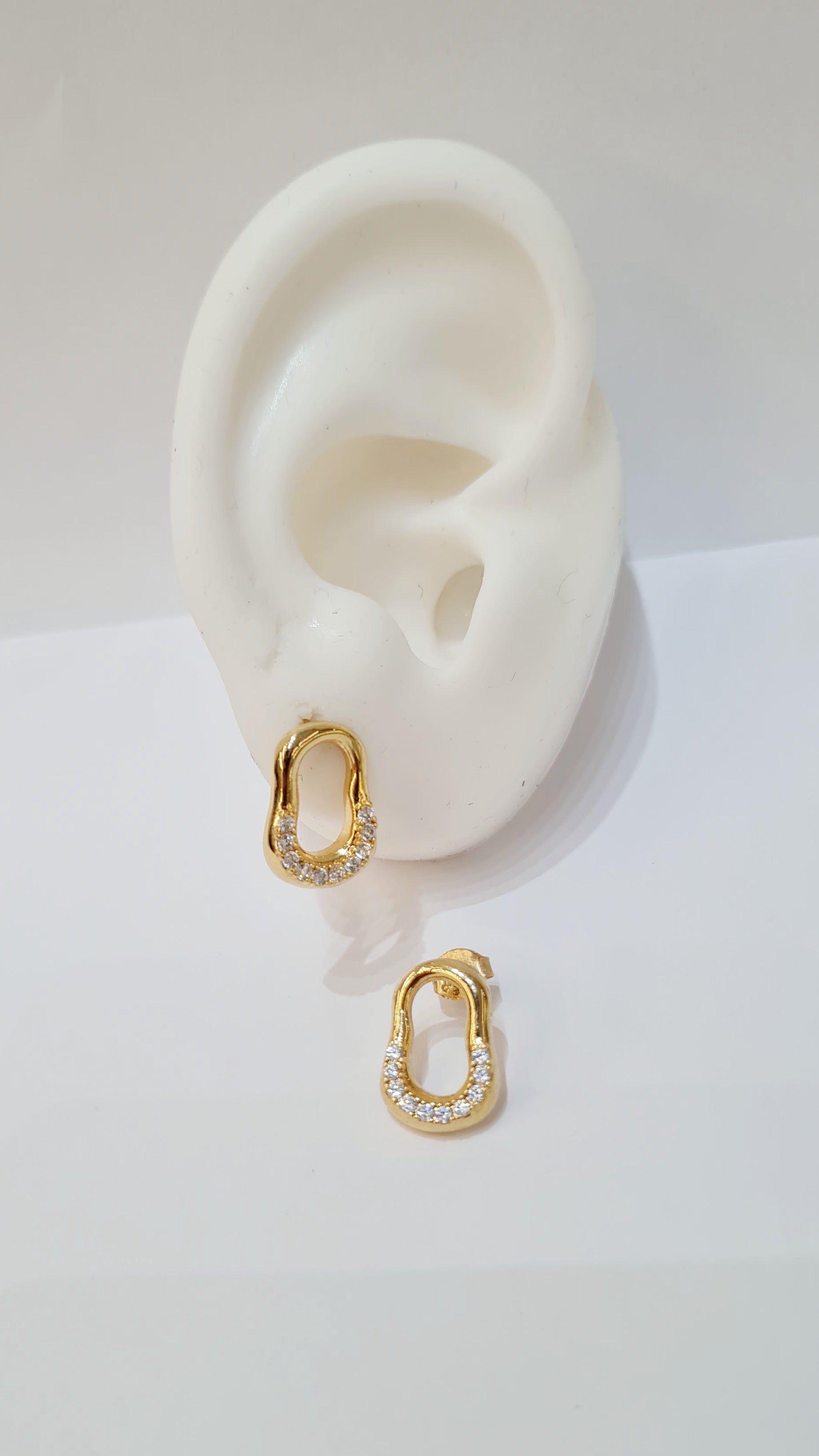 Brinco Organico Cravejado