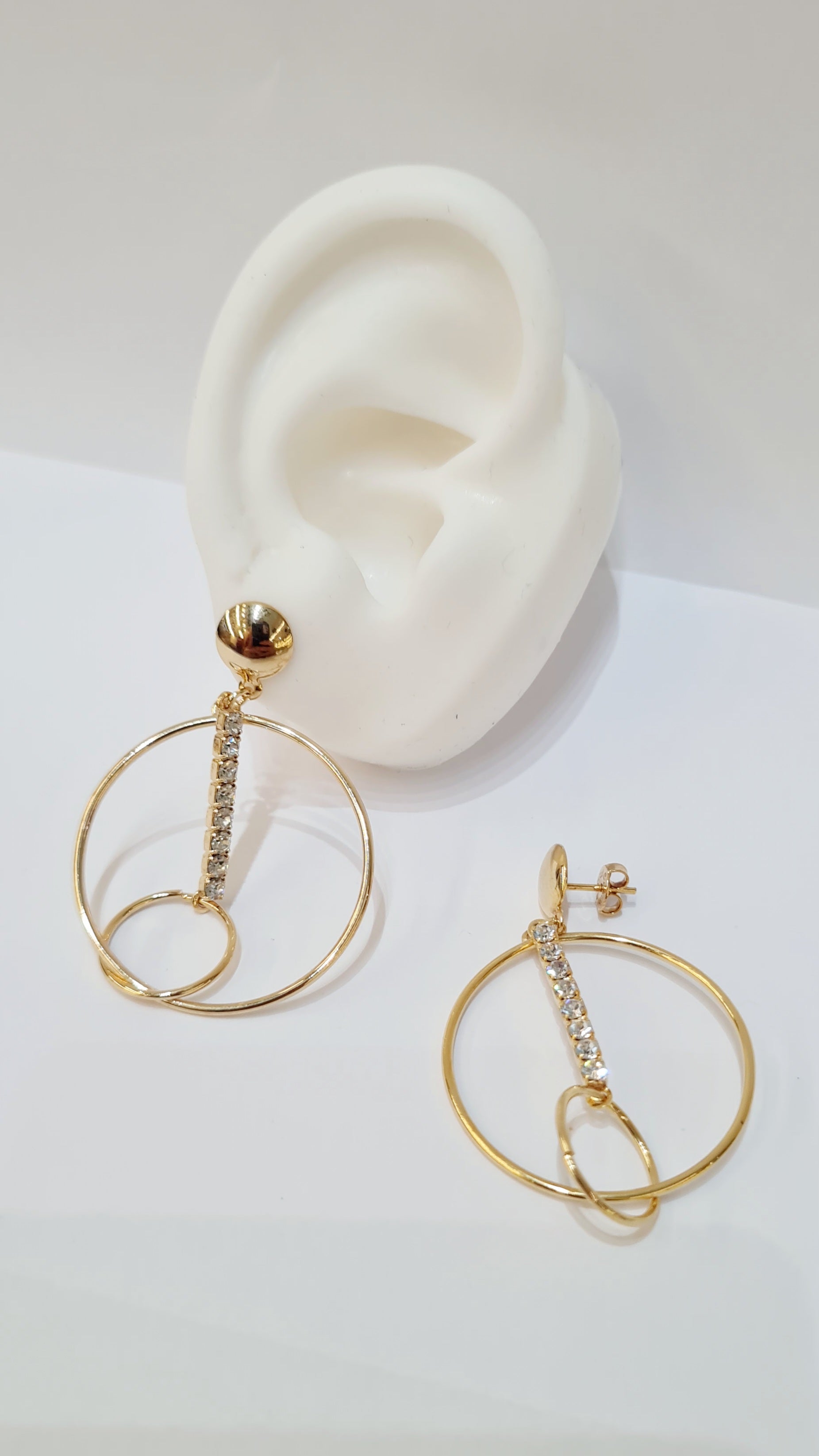 Brinco Circulo Cravejado