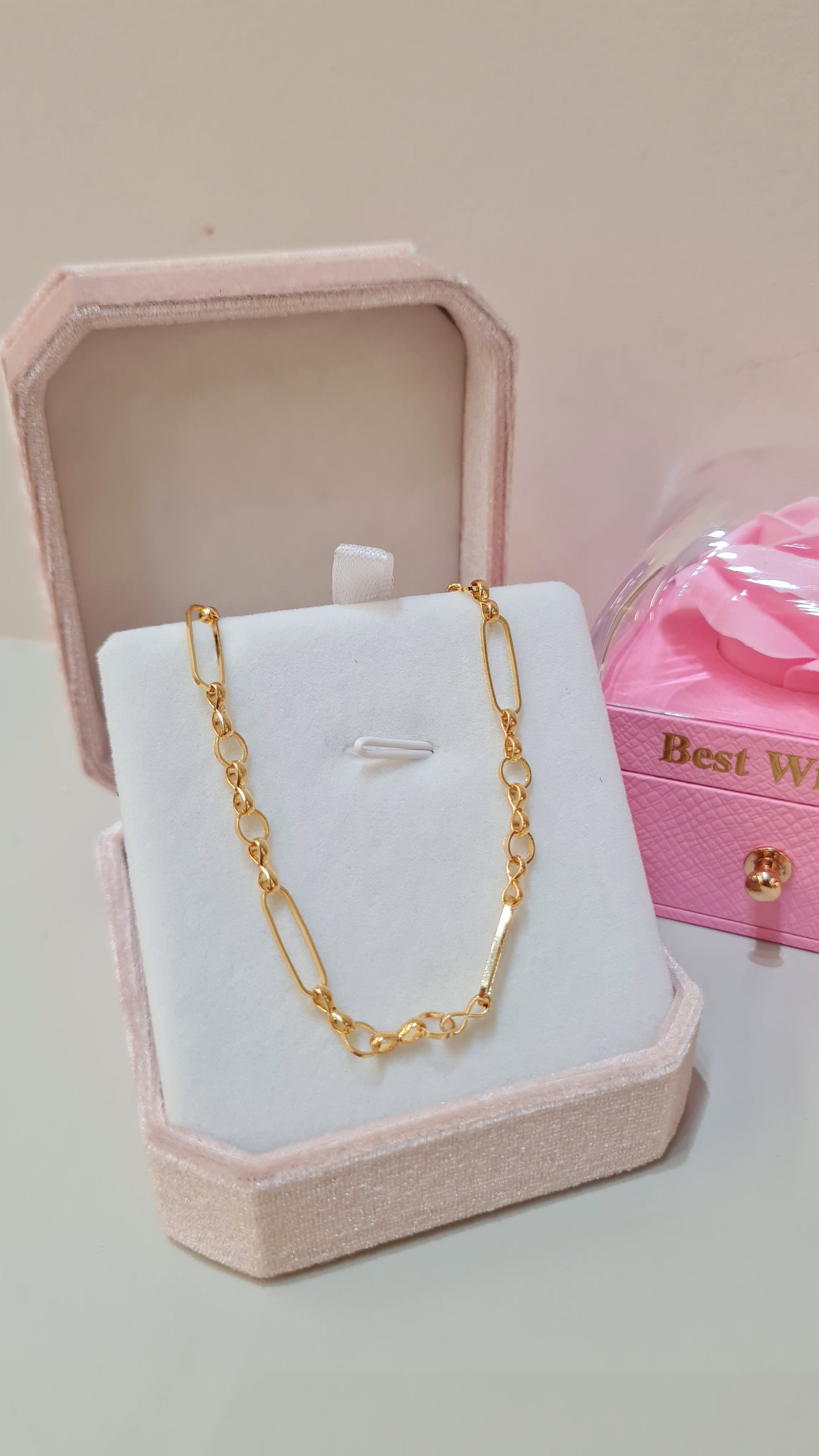 Pulseira Elos Alongados