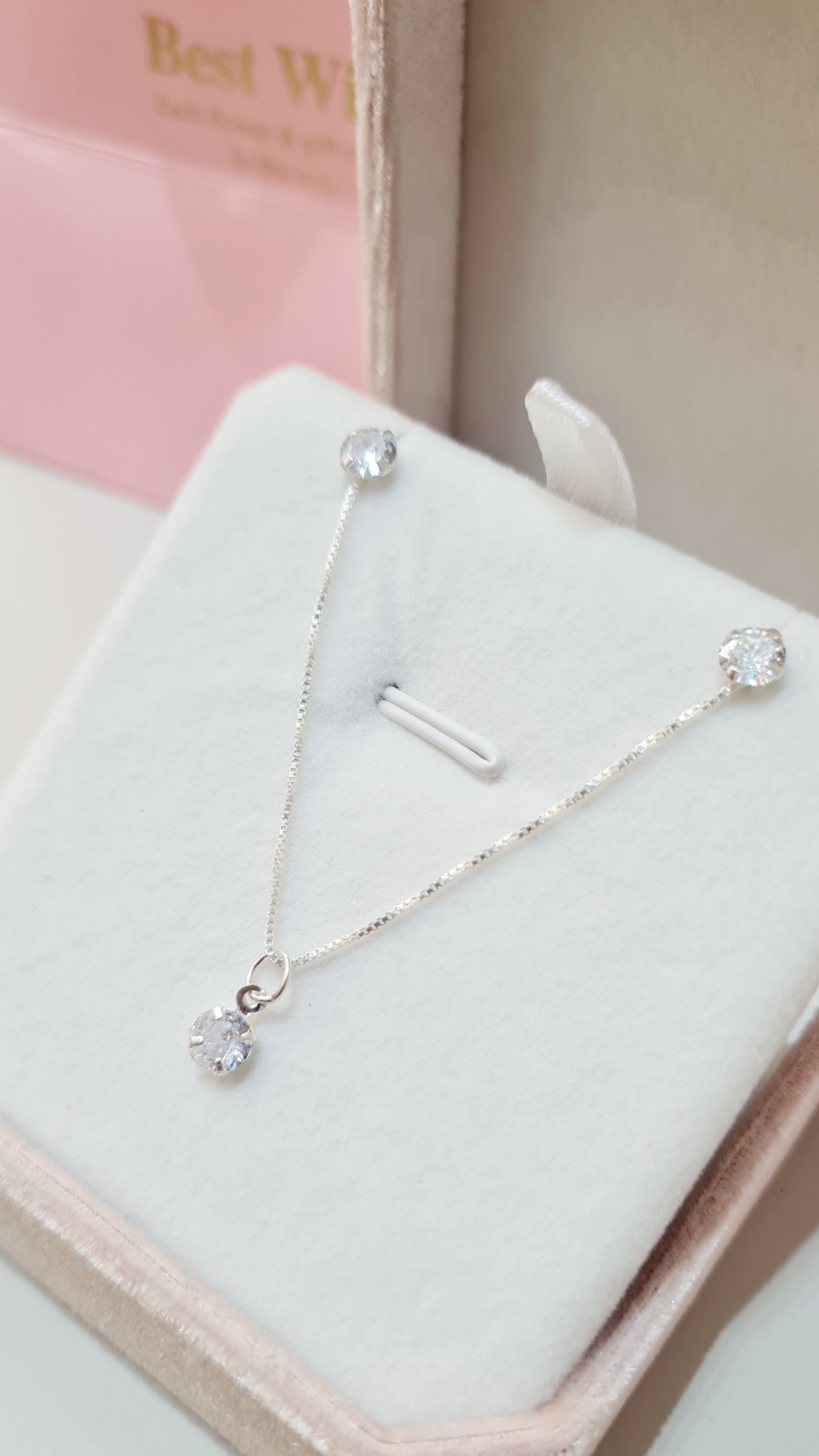 Conjunto em Prata 925 com Pedra