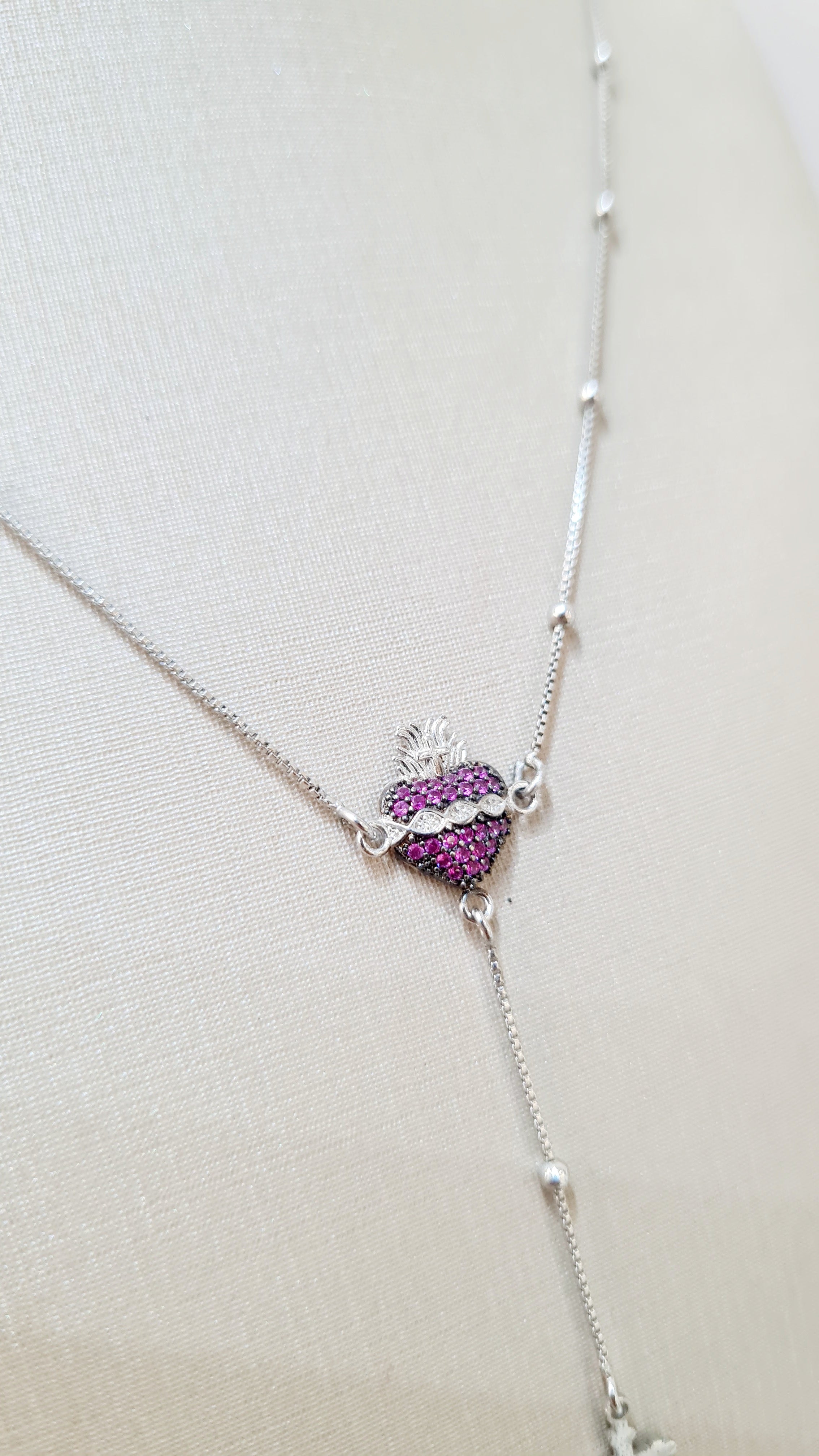 Colar Terço Sagrado Coração