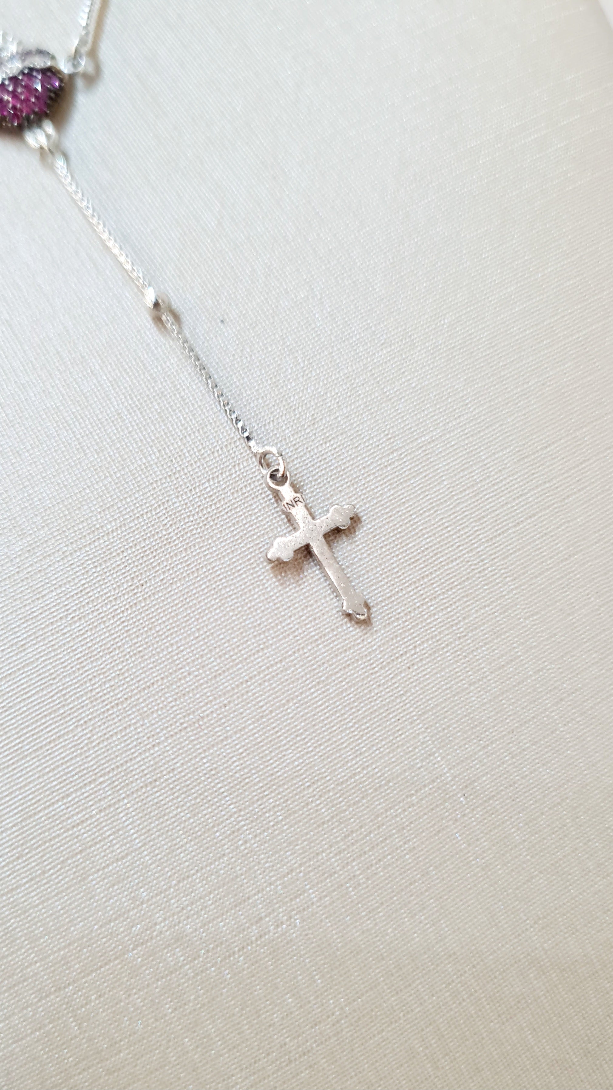 Colar Terço Sagrado Coração