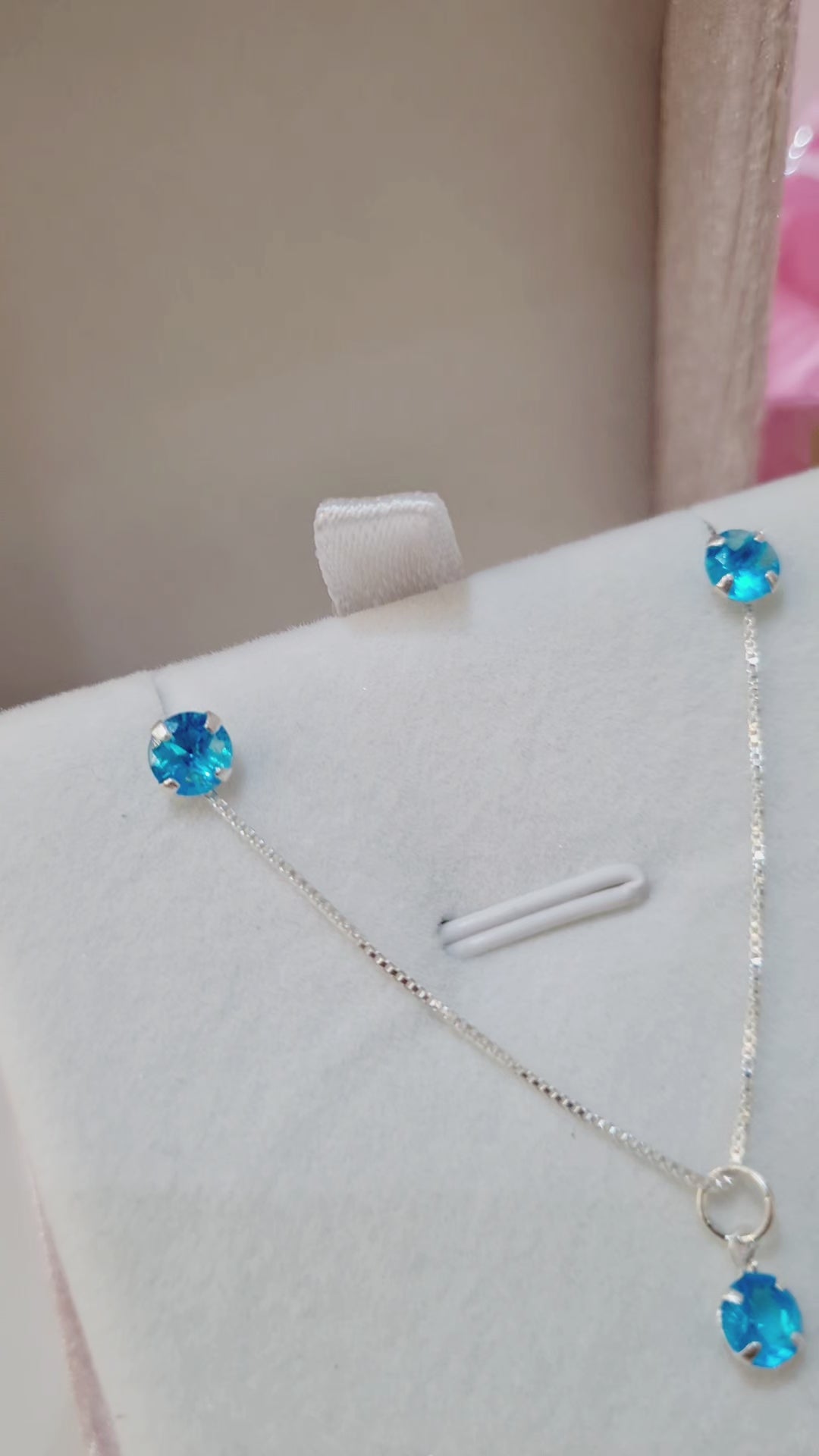 Conjunto em Prata 925 com Pedra