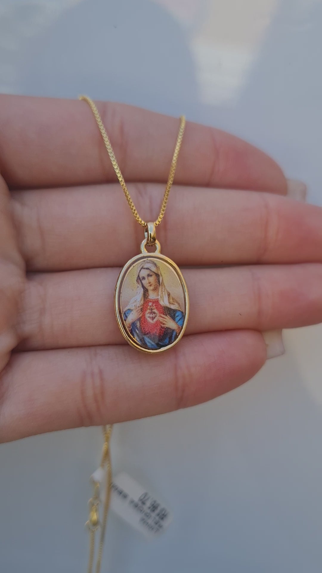 Colar Sagrado Coração de Maria