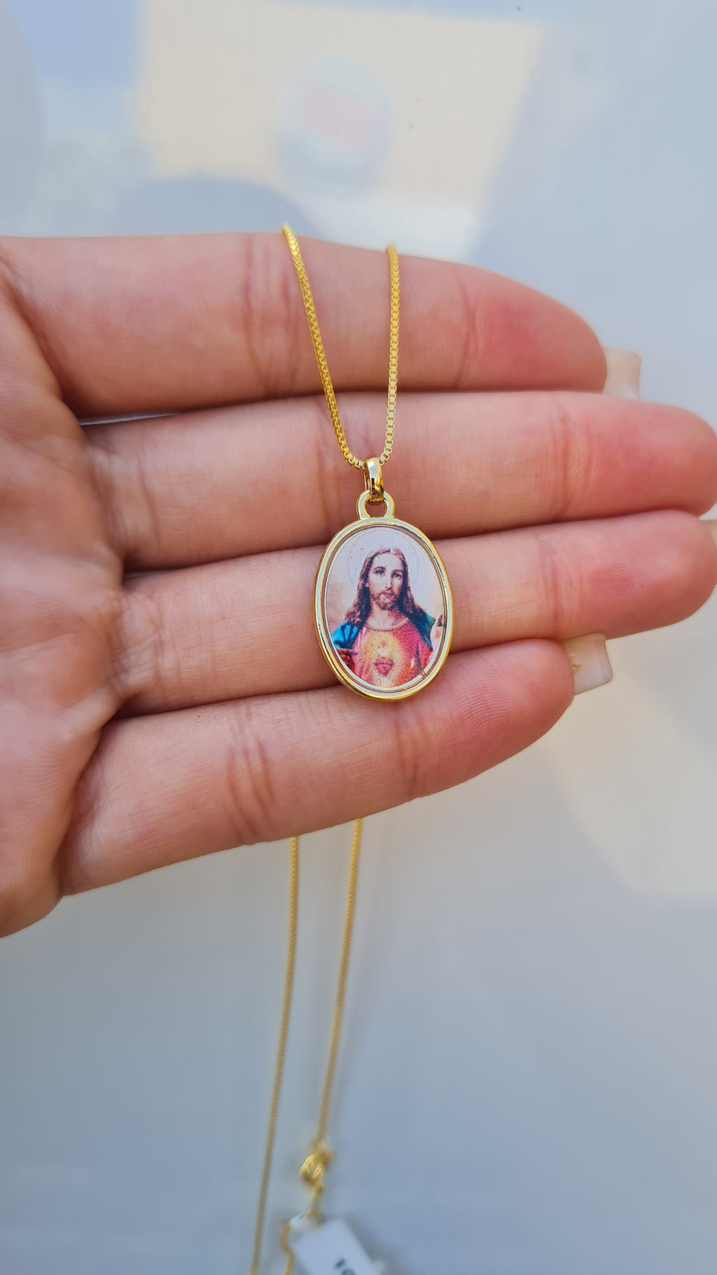 Colar Sagrado Coração de Jesus