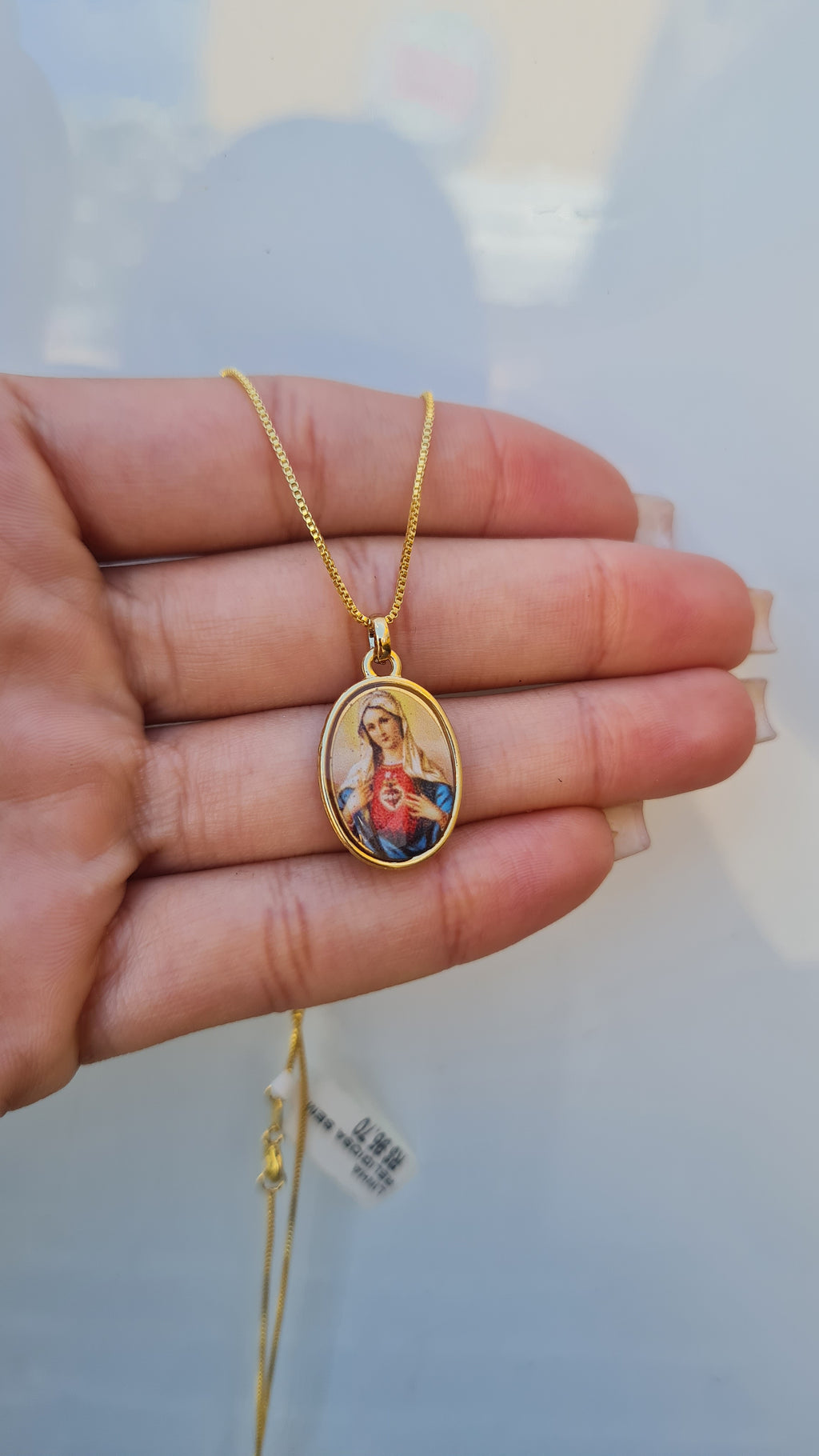 Colar Sagrado Coração de Maria