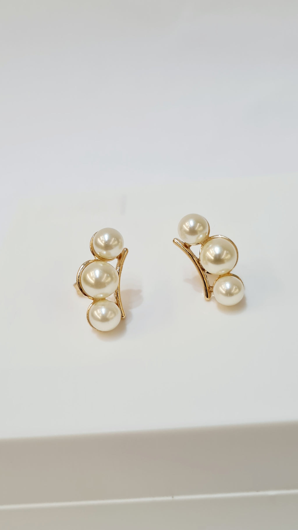 Brinco Três Pérolas