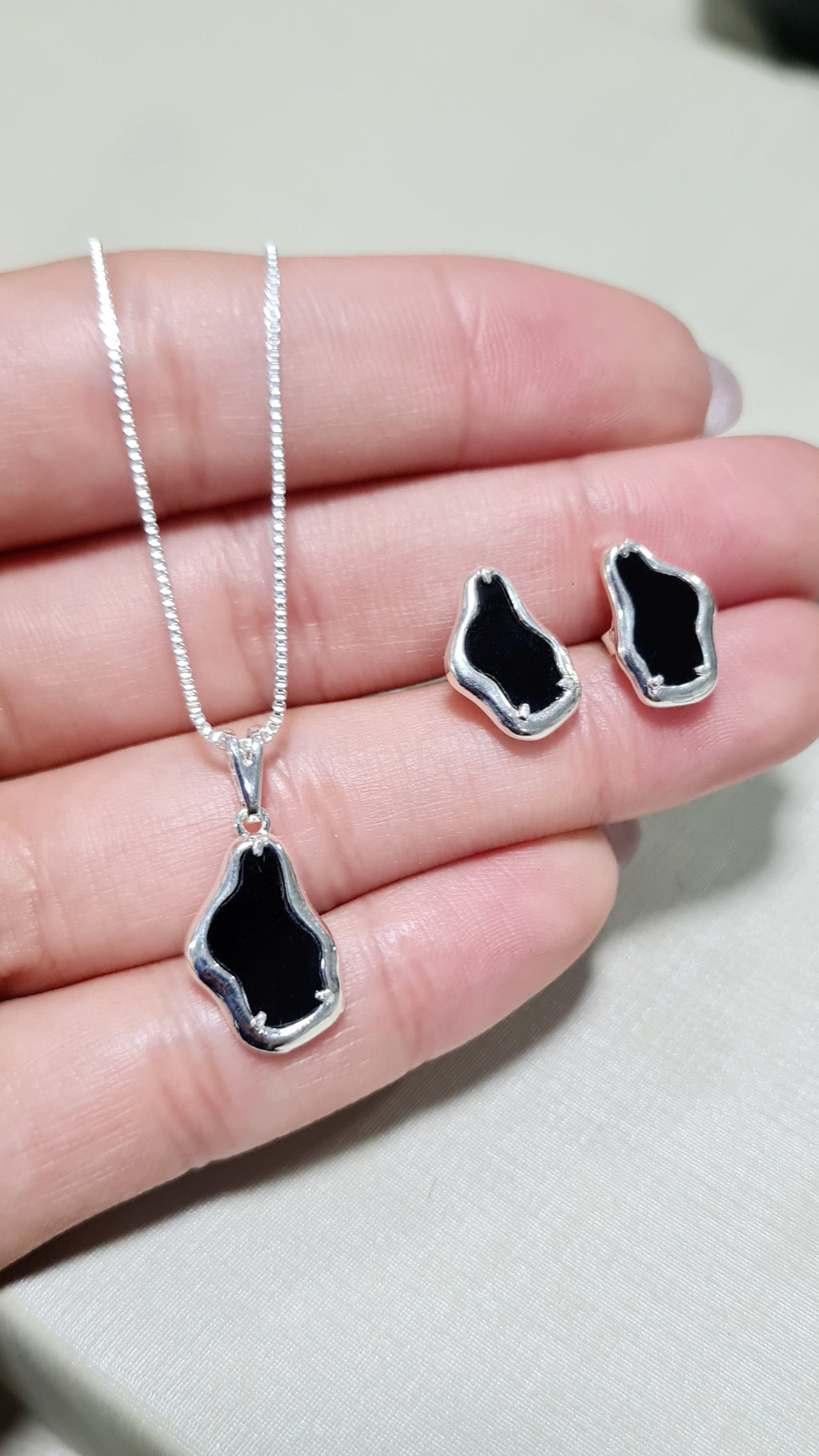 Conjunto Pedra Resinada