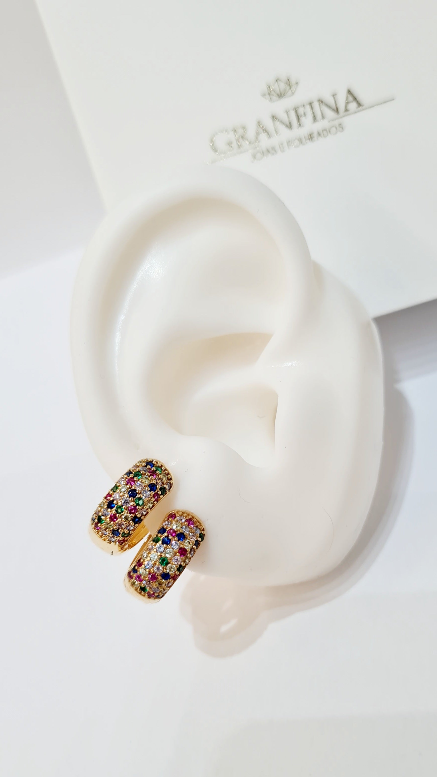 Brinco Argolinha Colorida