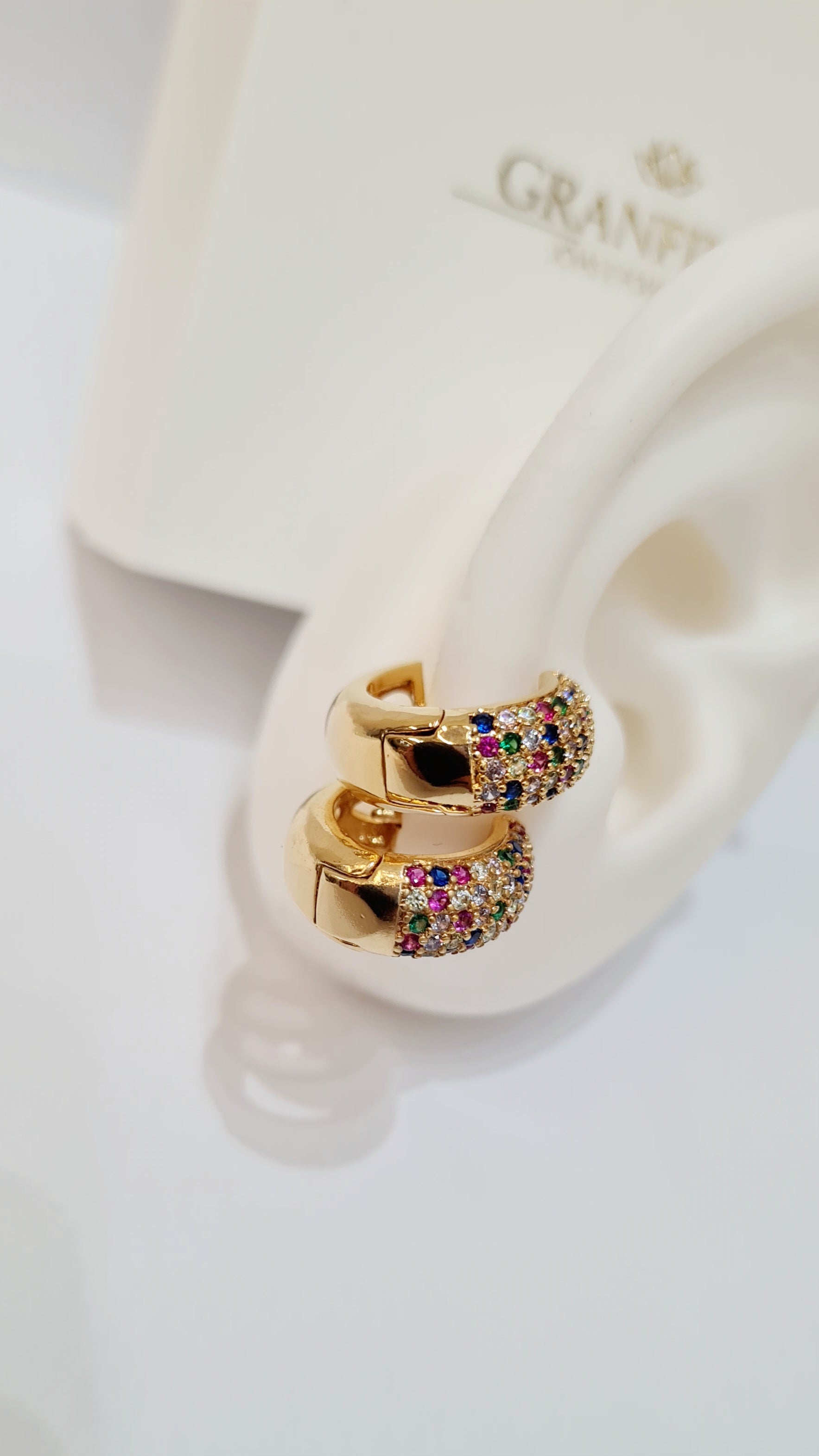 Brinco Argolinha Colorida