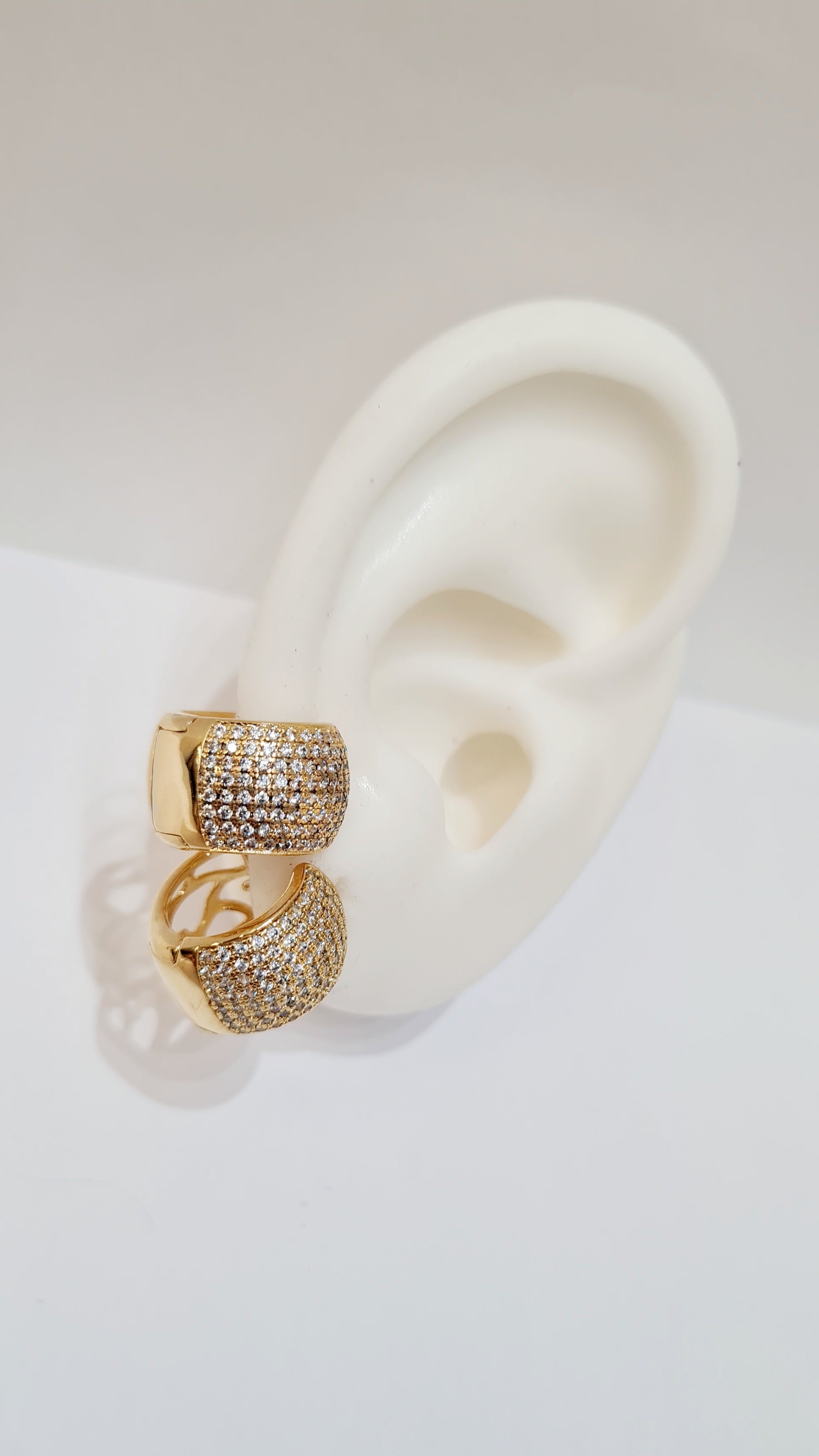 Brinco Argola Cravejada