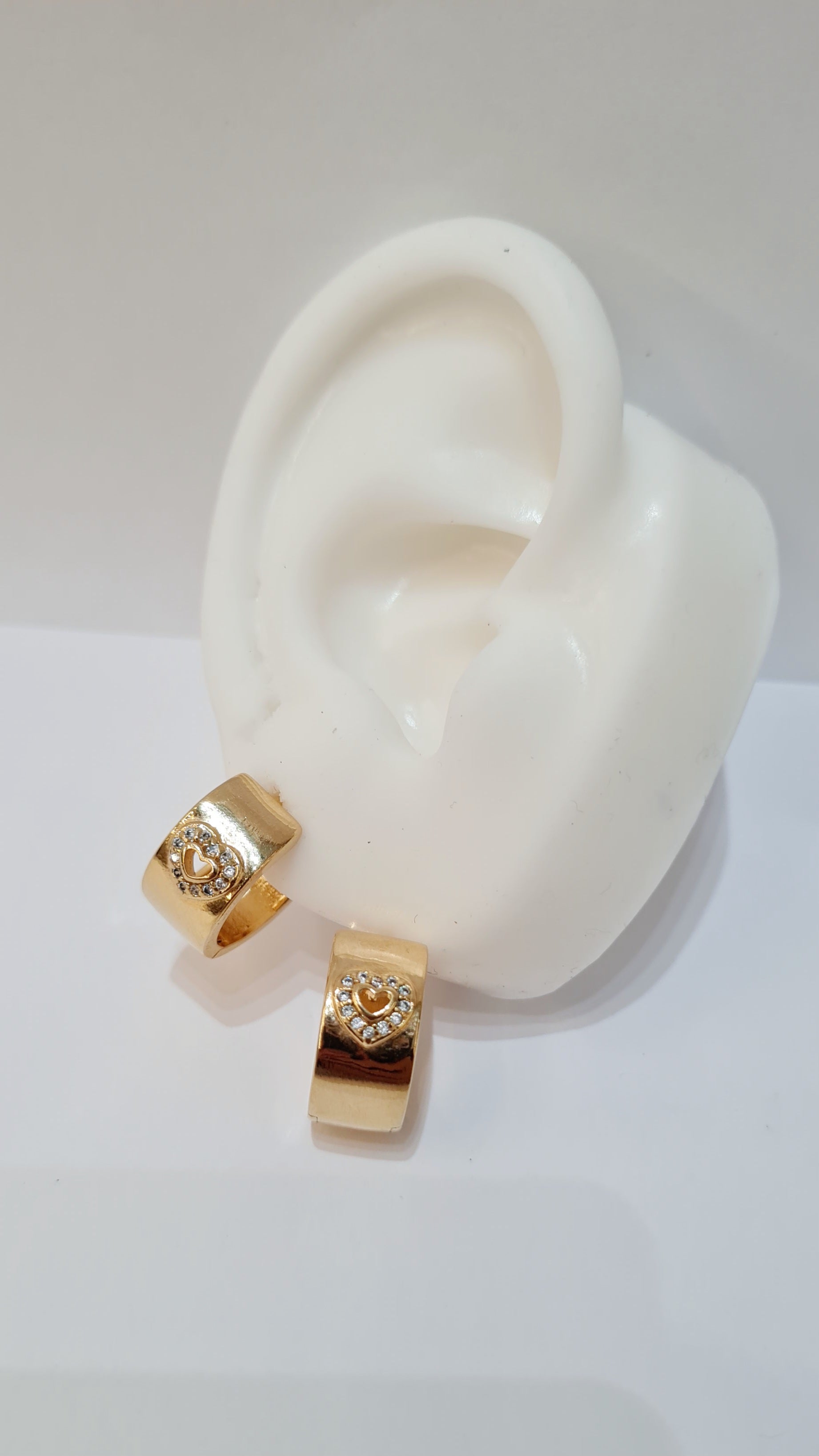 Brinco Argola Coração