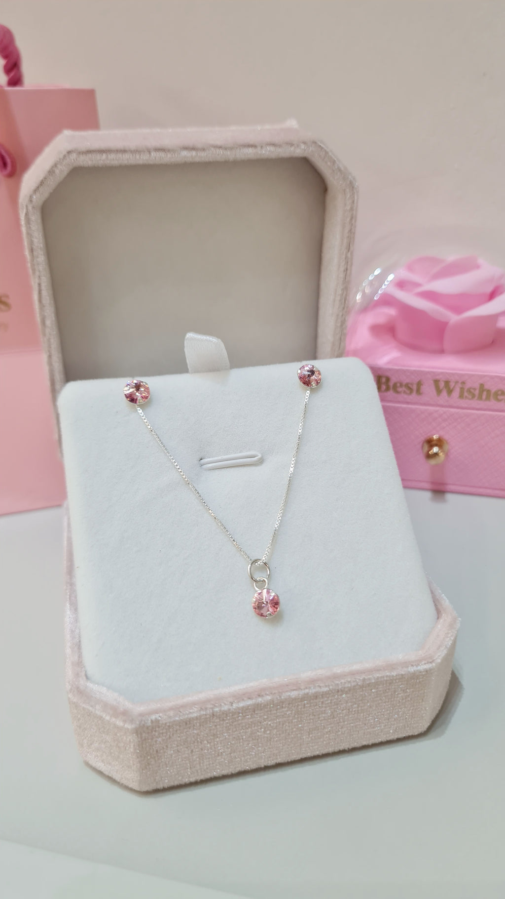 Conjunto em Prata 925 com Pedra