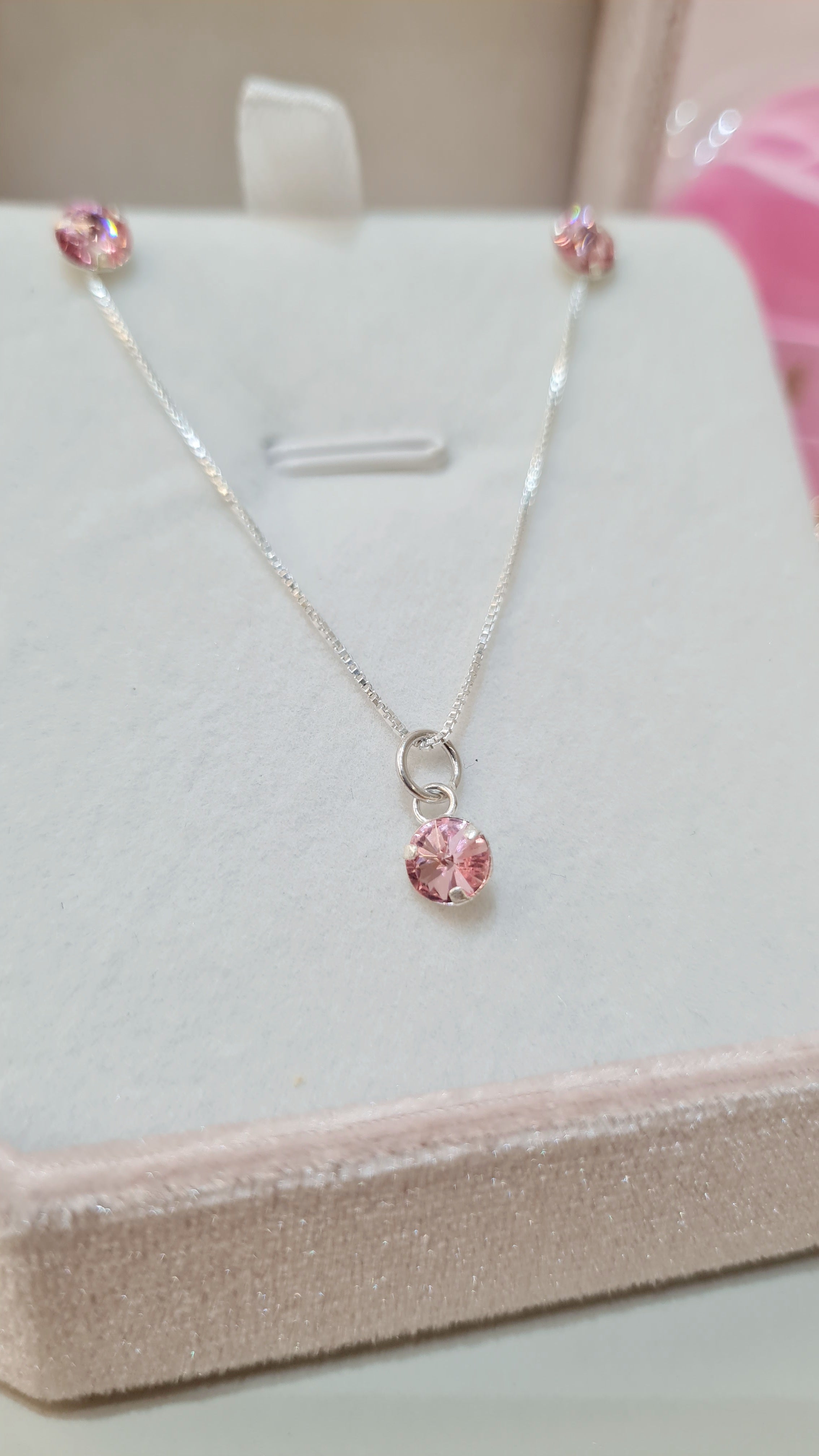 Conjunto em Prata 925 com Pedra