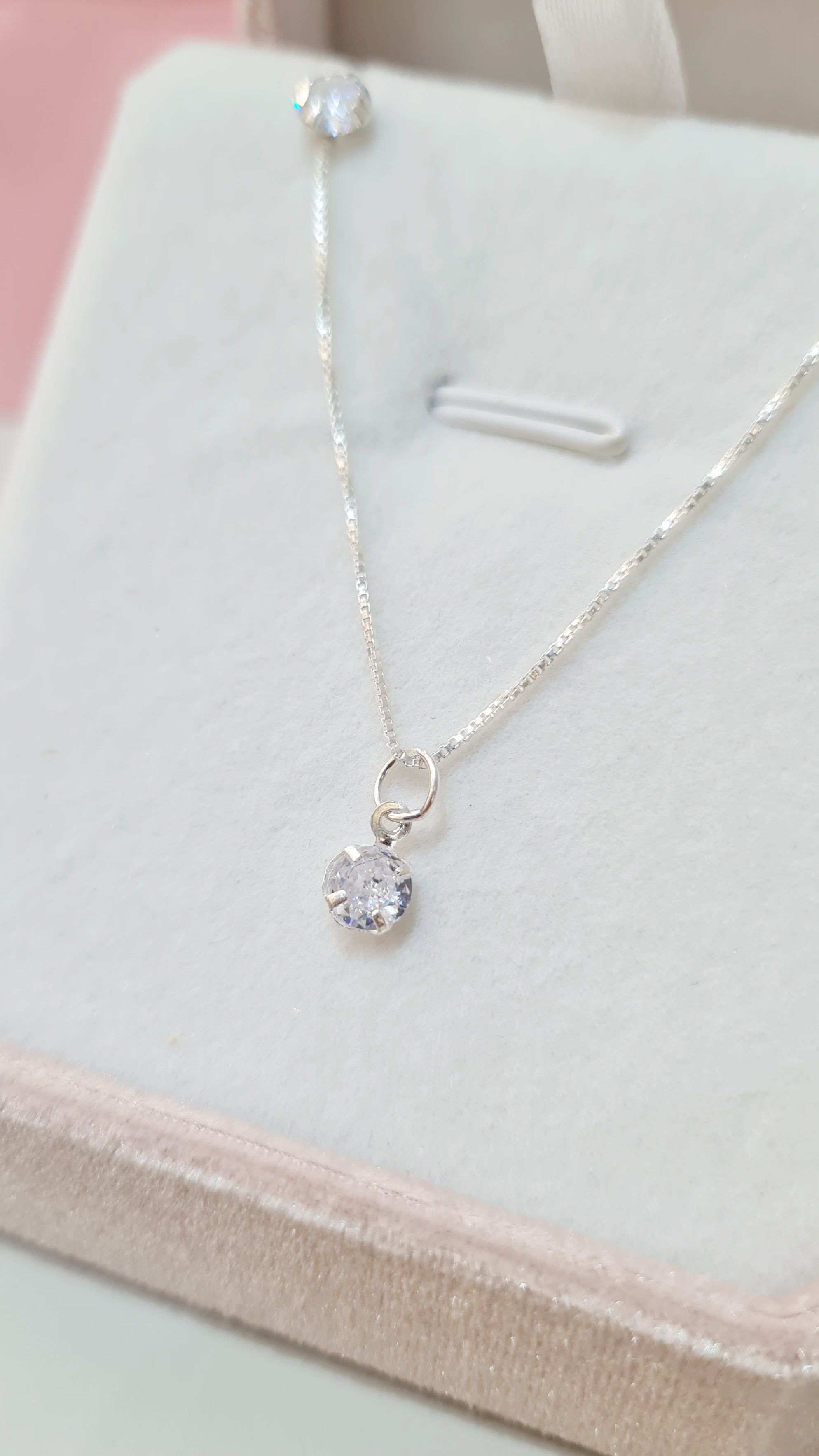 Conjunto em Prata 925 com Pedra