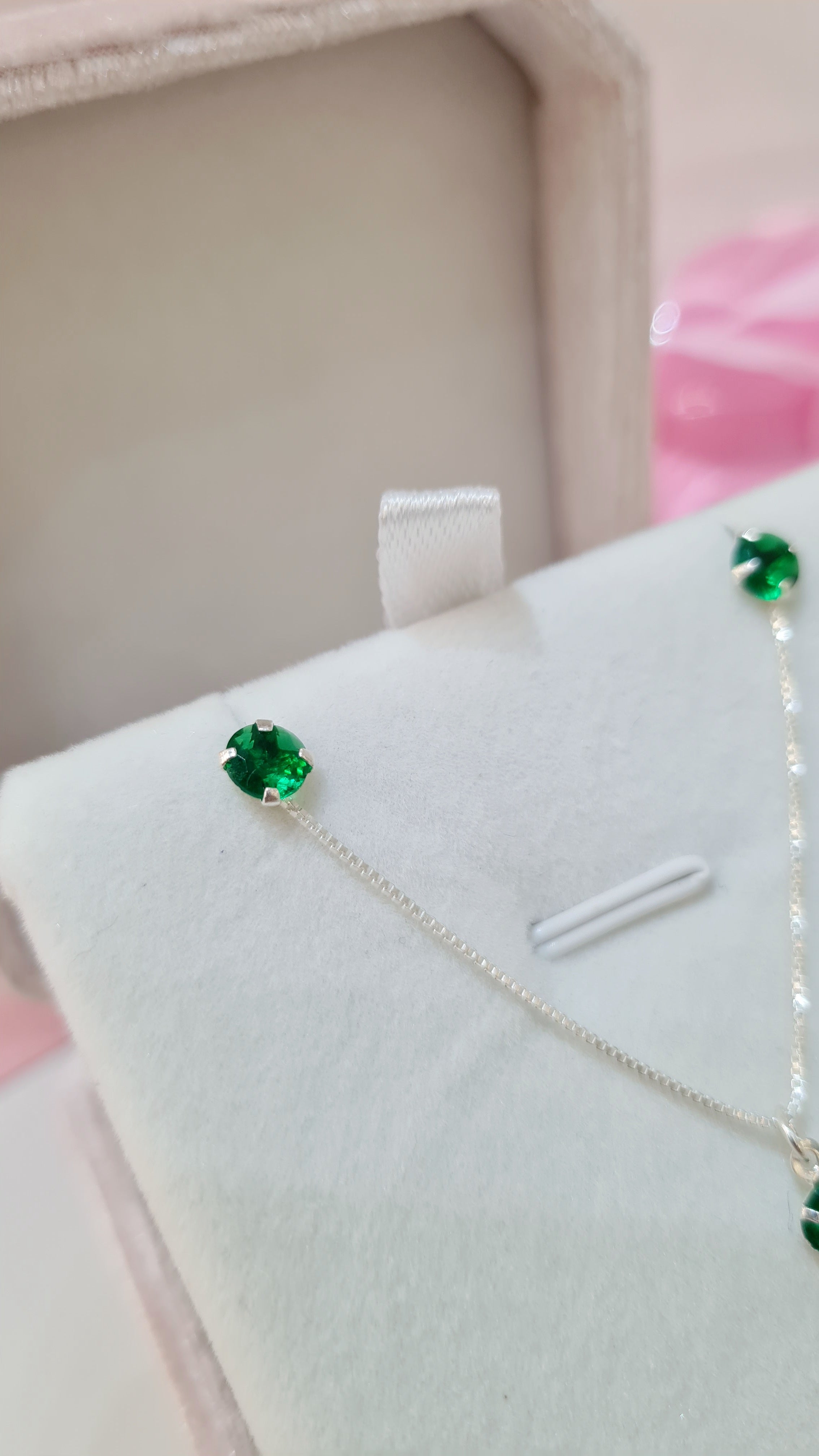 Conjunto em Prata 925 com Pedra