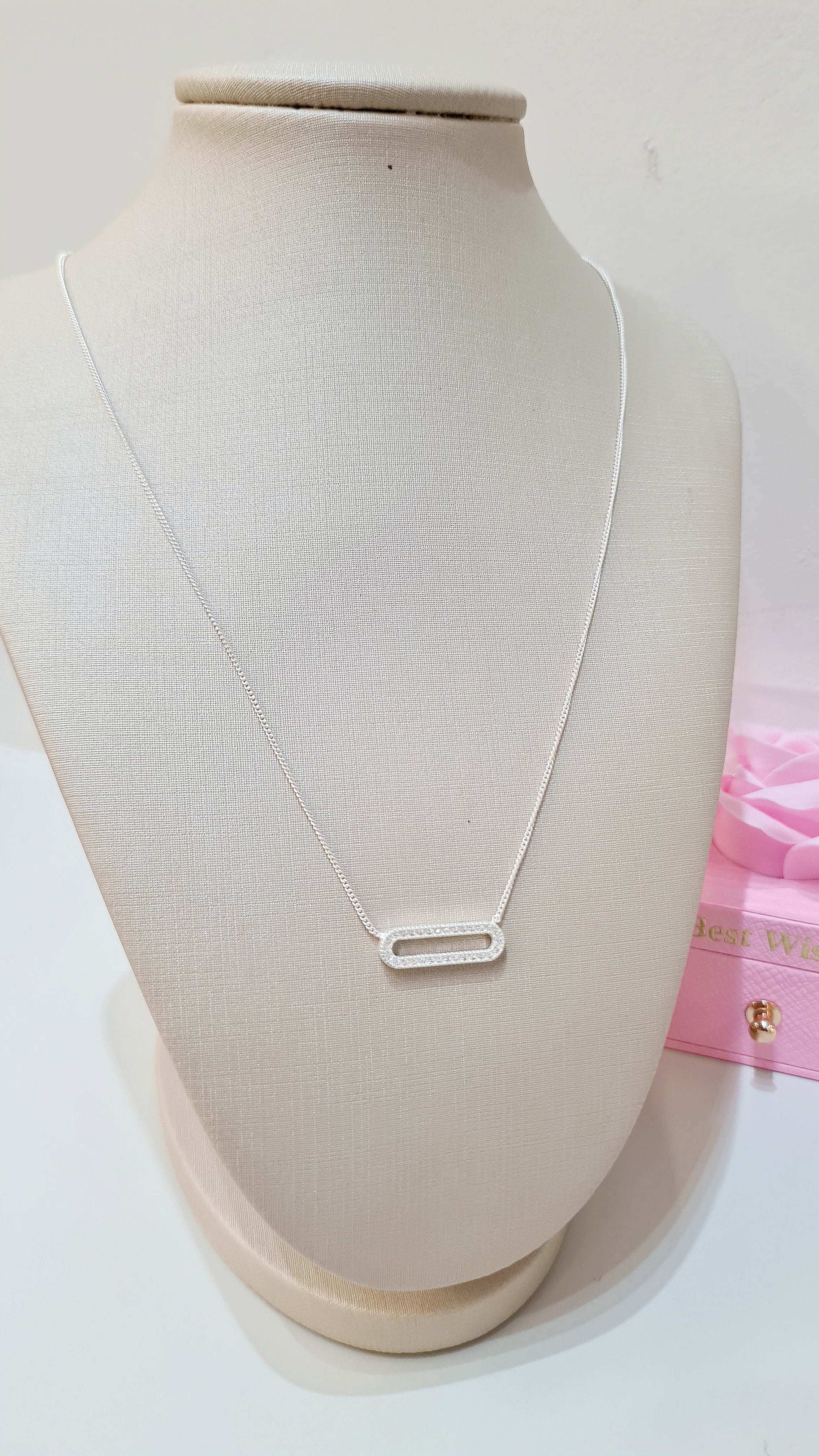 Colar em Prata 925 com Zircônias