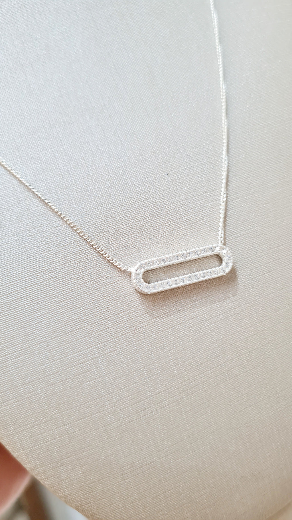 Colar em Prata 925 com Zircônias