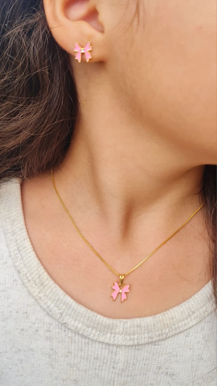 Conjunto Infantil Laço