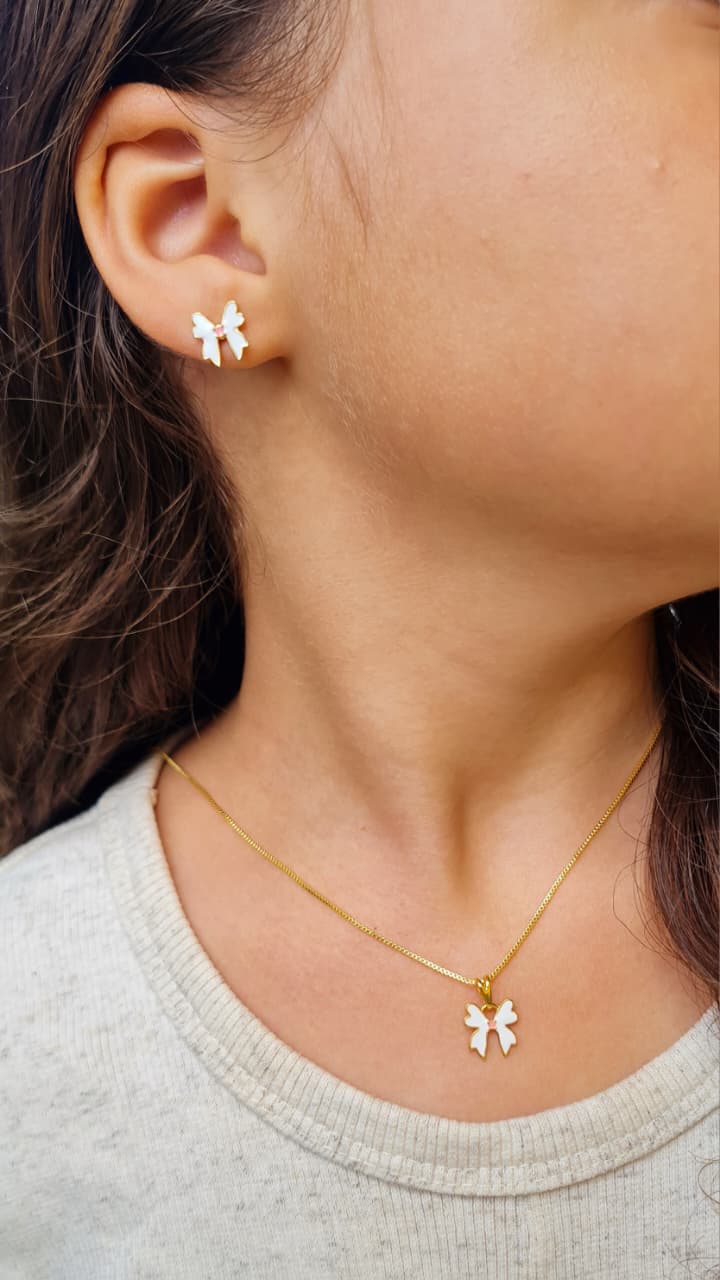 Conjunto Infantil Laço