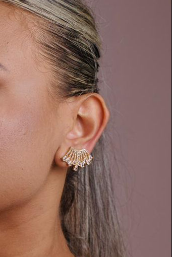 Brinco Semi-Joia Banhado a Ouro 18k – Antialérgico