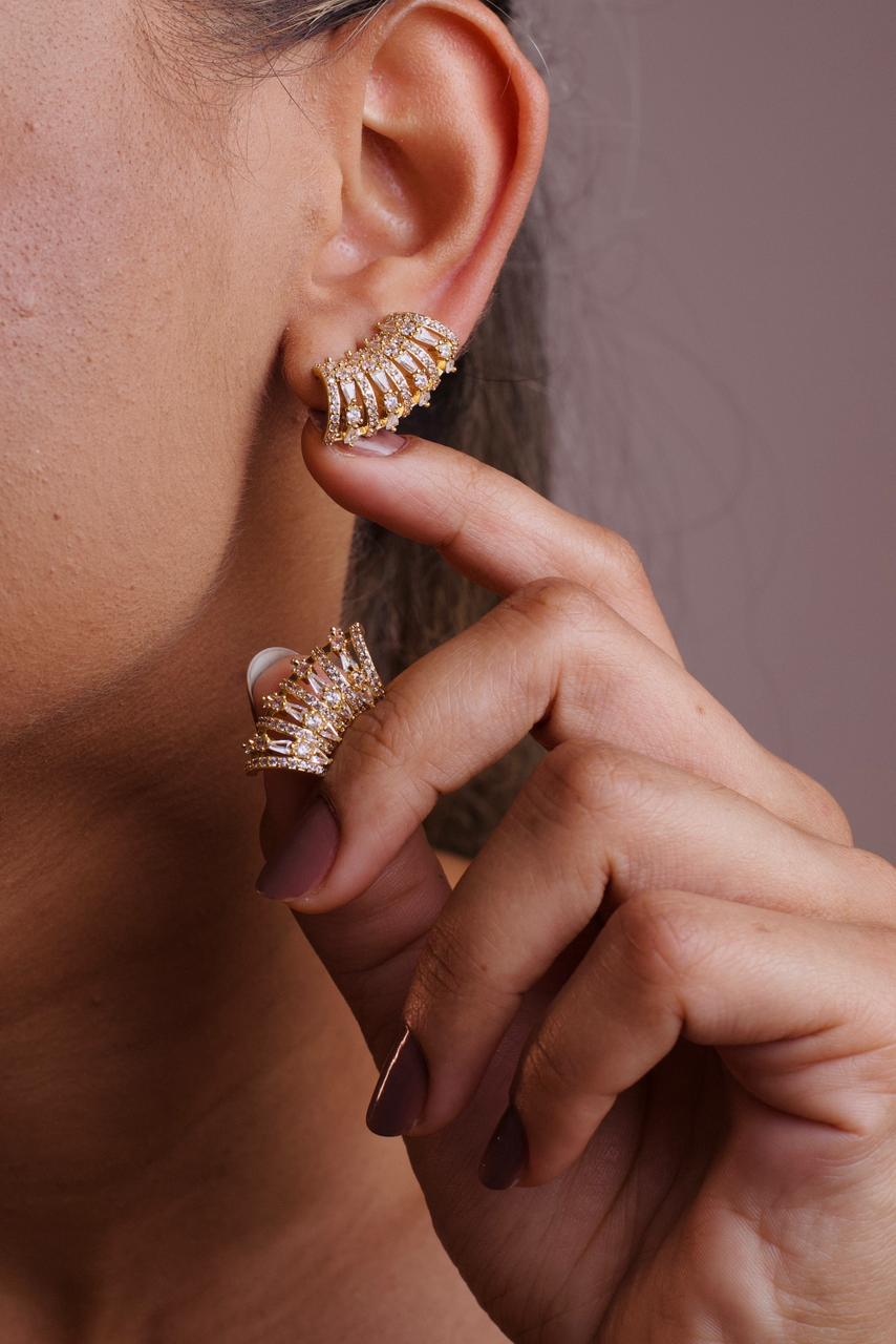 Brinco semi-joia antialérgica (níquel free)