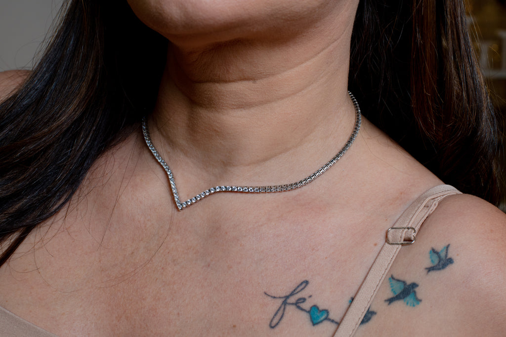 Colar Riviera em Prata 925