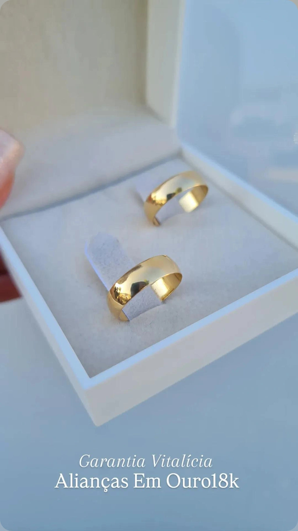 Aliança em Ouro 18K – Abaulado (Unidade)