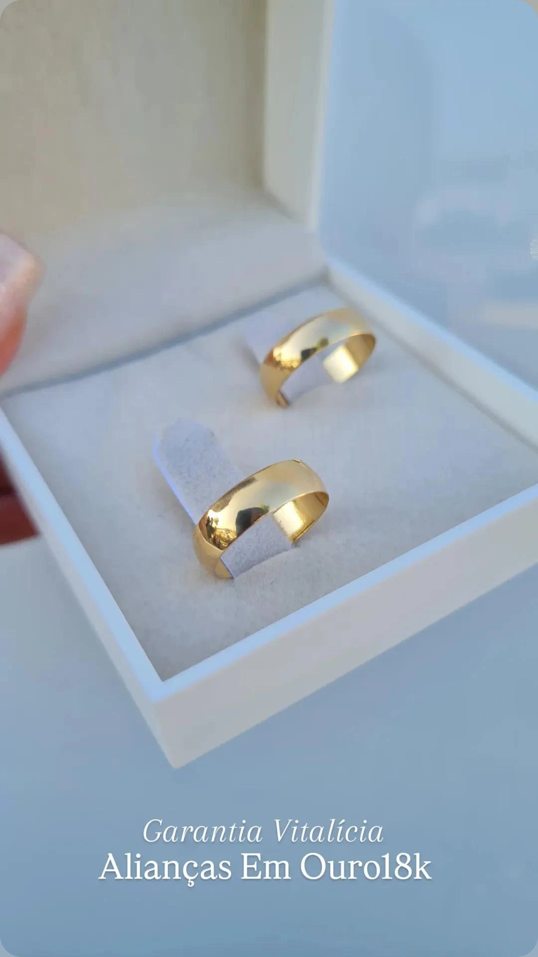 Aliança em Ouro 18K – Abaulado (Unidade)