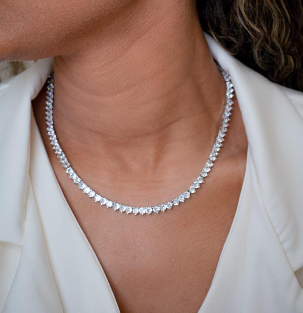 Choker Riviera Semijoias  com Banho de Rodio