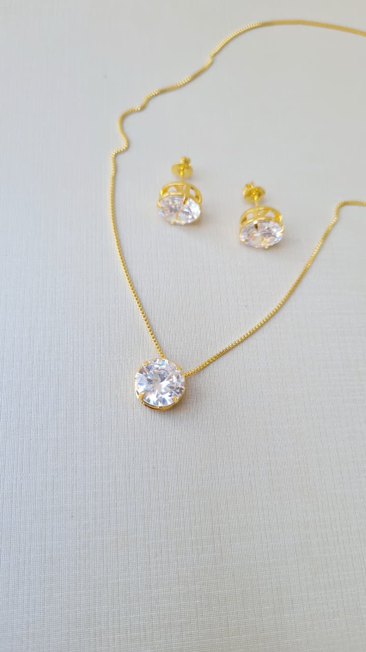 Conjunto Ponto de Luz Semijoia