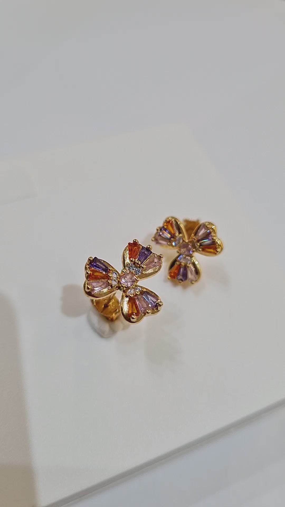 Brinco Flor Colorida