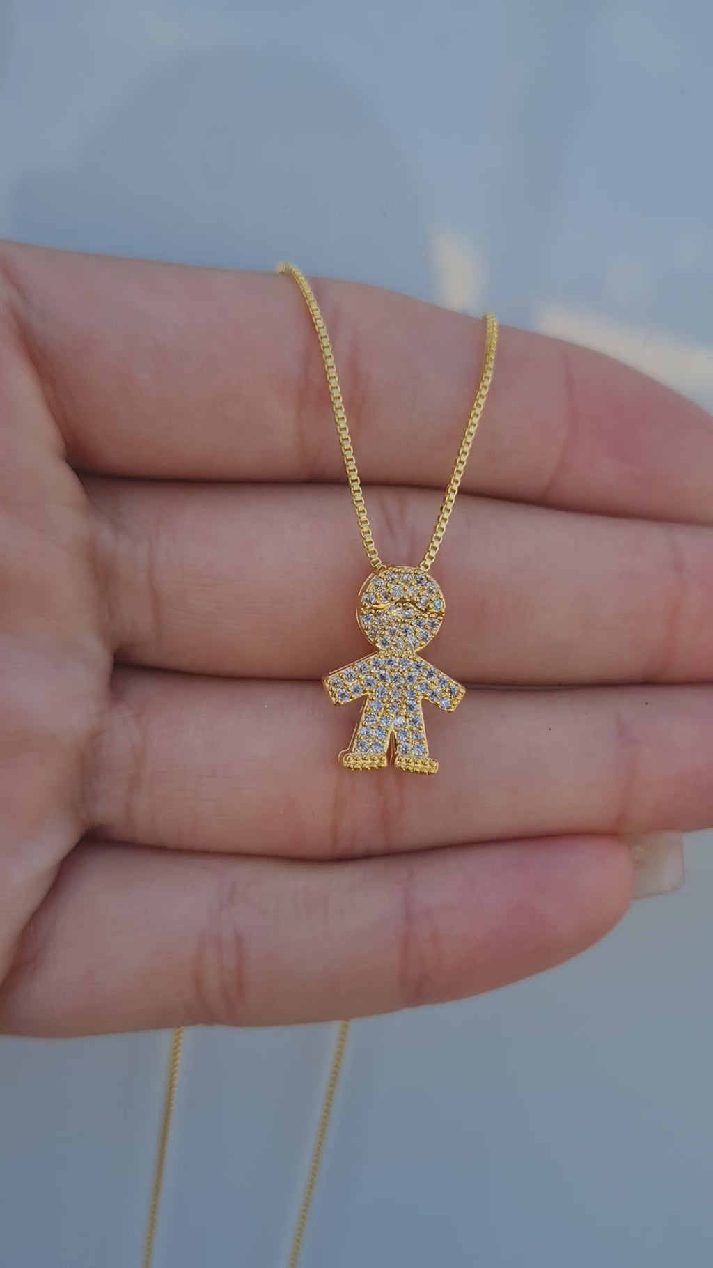 Colar Filho Cravejado