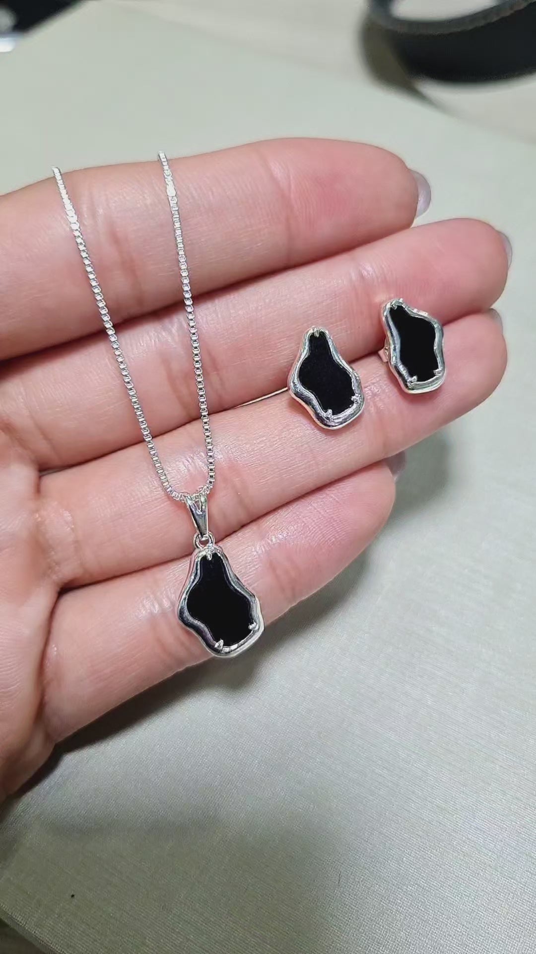 Conjunto Pedra Resinada