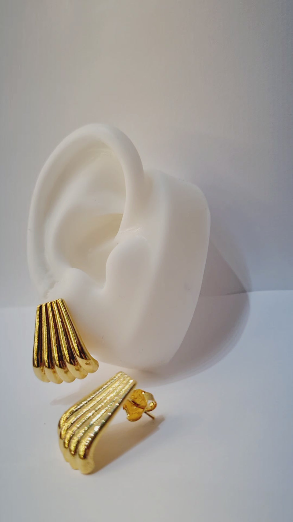 Brinco Leque Texturizado