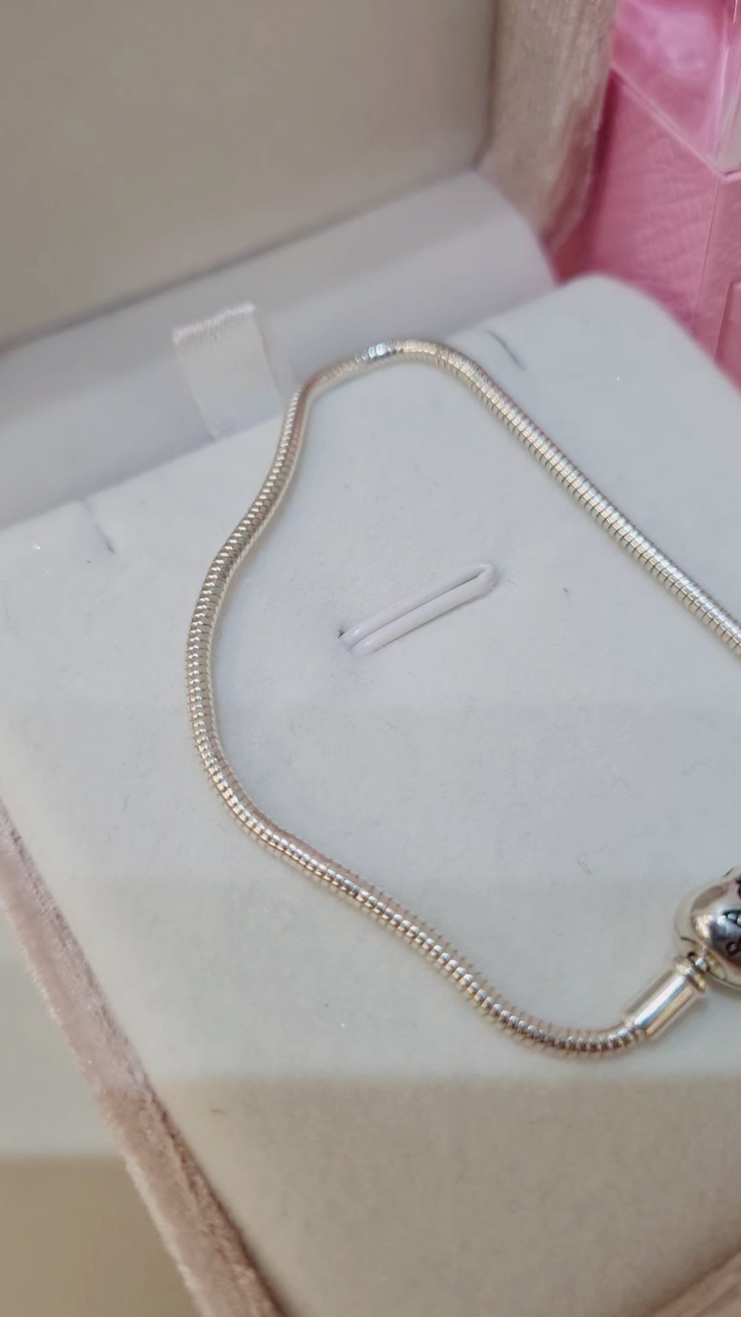 Pulseira em Prata 925 – Modelo Pandora Coração