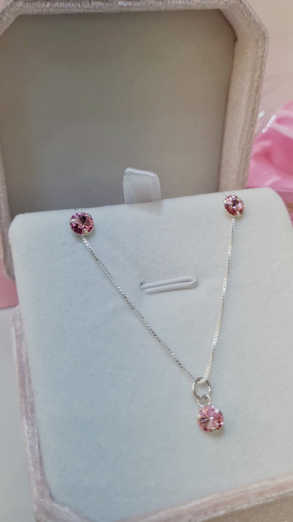 Conjunto em Prata 925 com Pedra