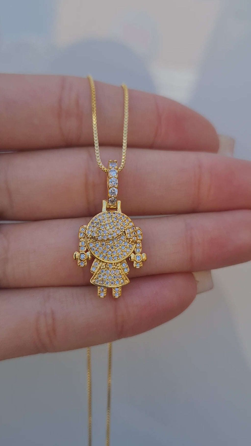 Colar Menina e Menino