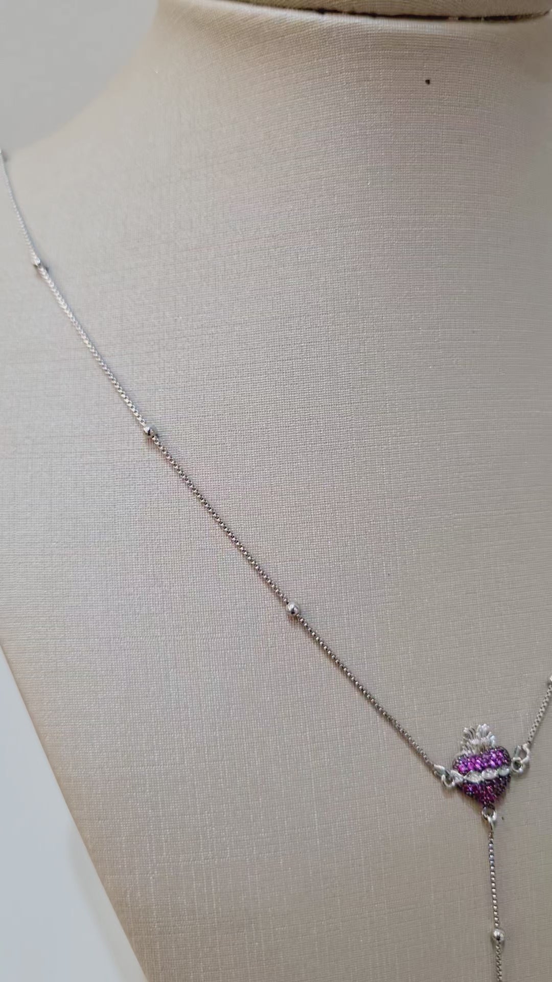 Colar Terço Sagrado Coração