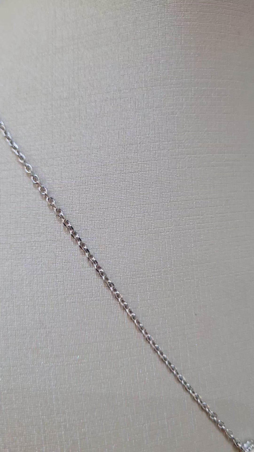 Colar Trevo em Prata 925 com Madrepérola